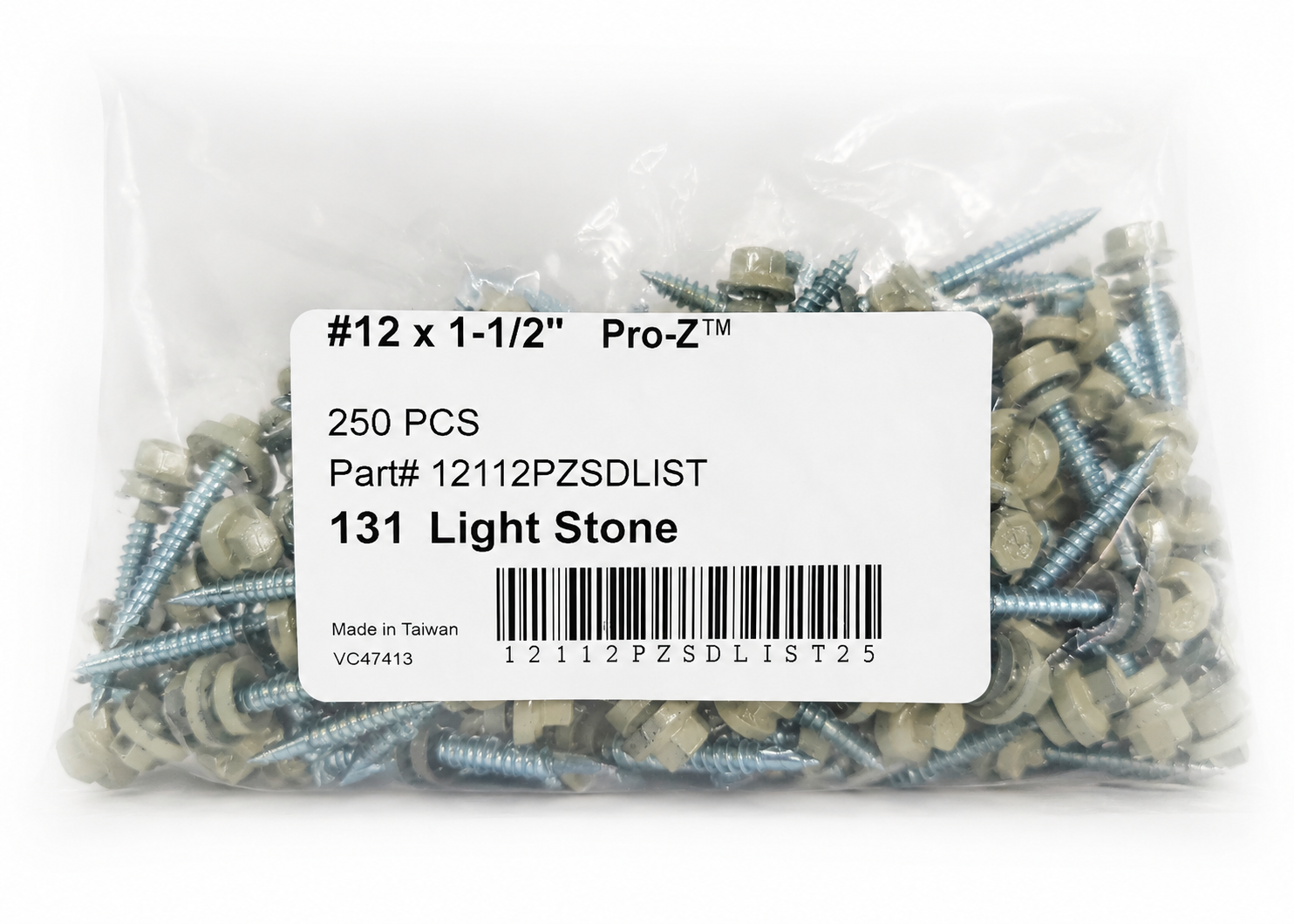 #12 ProZ x 1-1/2" Lightstone
