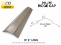 10' 6" Deluxe Ridge Cap - Buckskin Textured