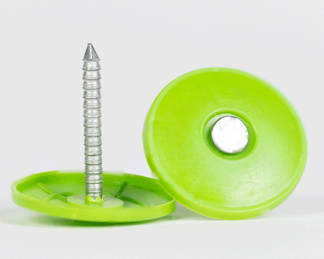 Plastic Cap Nails  1"